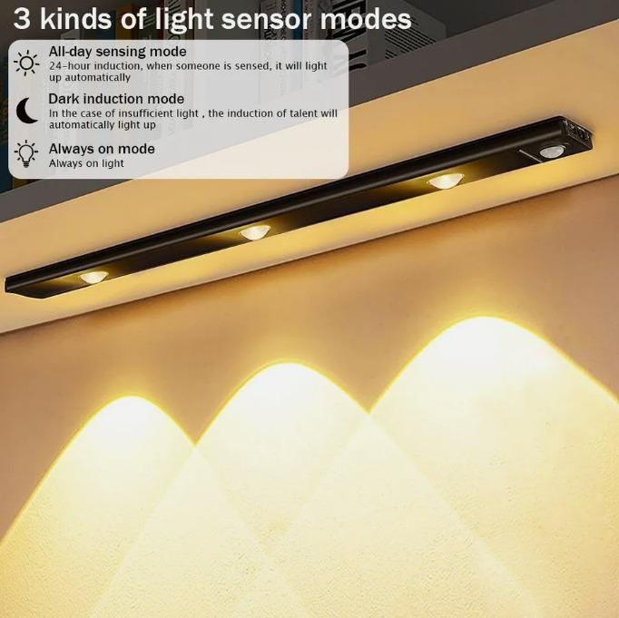 LED Wireless Magnetic Motion Sensor Rechargeable Light