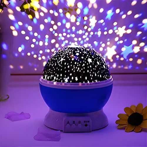 Color Changing Rotating Projection Lamp