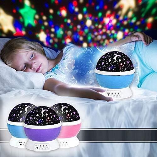 Color Changing Rotating Projection Lamp