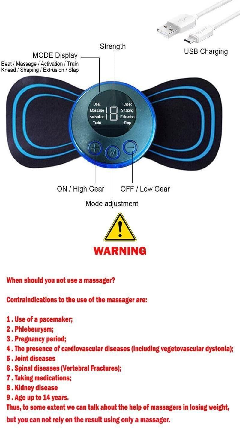 EMS Butterfly Body Massager