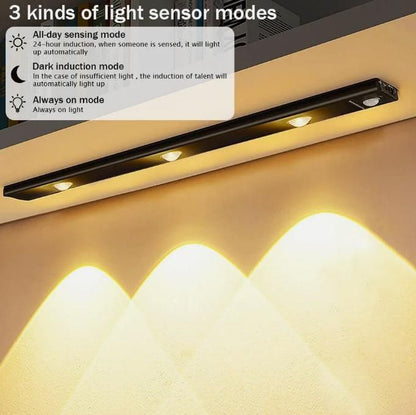 LED Wireless Magnetic Motion Sensor Rechargeable Light